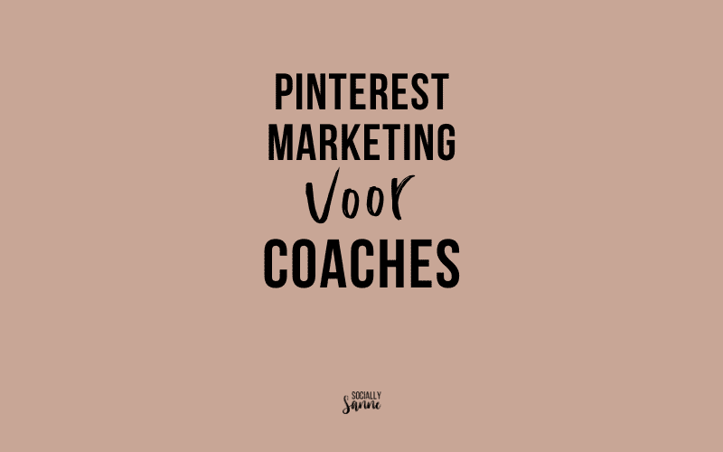Pinterest voor coaches