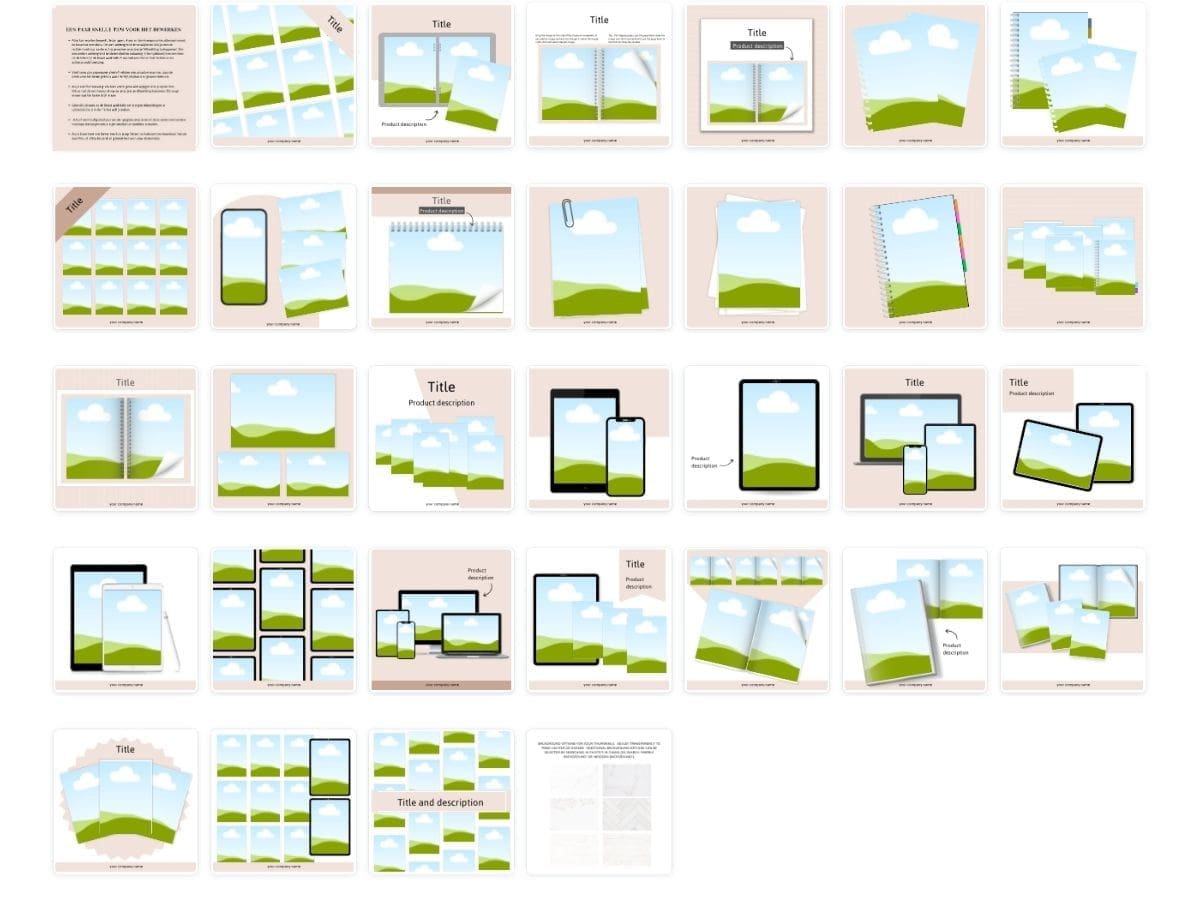 Mockups Template Pack Canva