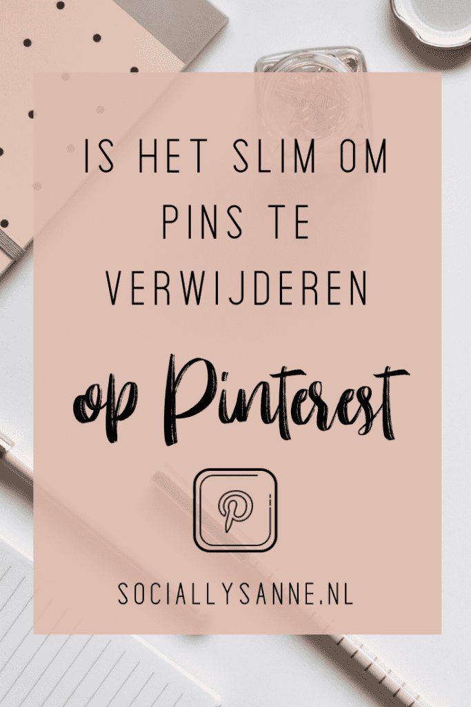 Pinterest pin verwijderen