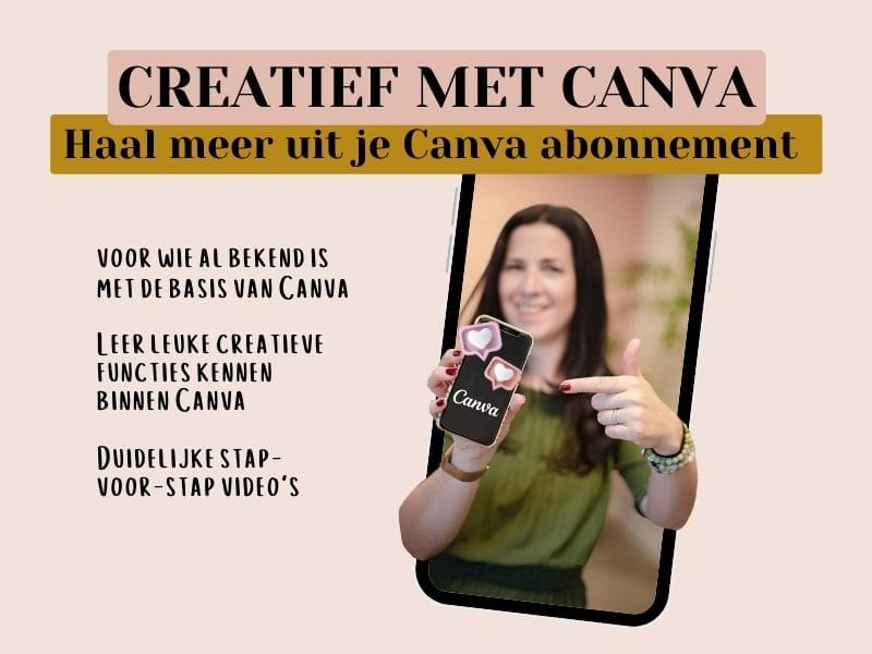Creatief met Canva shop afbeelding